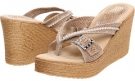 Taupe Sbicca Horizon Snake for Women (Size 8)