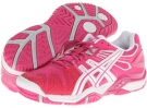 Fuchsia/White/Silver ASICS Gel-Resolution 5 for Women (Size 6.5)