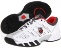 White/Black/Fiery Red K-Swiss Bigshot Light for Men (Size 7)