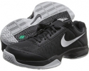 Black/Black/Metallic Silver Nike Air Cage Court for Men (Size 11.5)