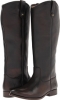 Dark Brown Extended Brush Off Frye Melissa Button Boot Extended for Women (Size 6)