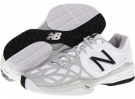 White/Silver New Balance WC996 for Women (Size 11)