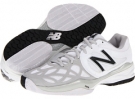 White/Silver New Balance WC996 for Women (Size 5)