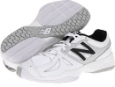White/Silver New Balance WC696 for Women (Size 8)