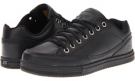 Black Action Leather SKECHERS Work Lace-Up Slip Resistant Sneaker for Men (Size 9)