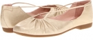 Champagne Metallic Nappa Taryn Rose Bryan for Women (Size 10.5)