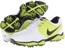 White/Black/Vemon Green Nike Golf Lunar Control II for Men (Size 8)