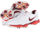 White/Team Red/Challenge Red Nike Golf Lunar Control II for Men (Size 11)