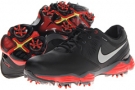 Black/Reflective Silver/Light Crimson Nike Golf Lunar Control II for Men (Size 7.5)