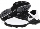 White/Metallic Silver/Black/White Nike Golf Heritage III for Men (Size 9)