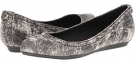 Black/Off White Printed Suede Calvin Klein Jeans Ciela for Women (Size 5.5)