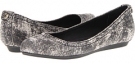 Black/Off White Printed Suede Calvin Klein Jeans Ciela for Women (Size 7.5)