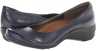 Navy Leather Hush Puppies Alter Pump for Women (Size 9.5)