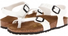 White Patent Birko-Flor Birkenstock Kids Taormina for Kids (Size 8)