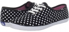 Black/White Twill Keds Champion Dot for Women (Size 7.5)