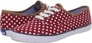 Red/White Twill Keds Champion Dot for Women (Size 5)