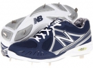 Blue/White New Balance MB3000 Metal Low-Cut Cleat for Men (Size 14)