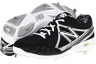 Black/Silver New Balance MB3000 Metal Low-Cut Cleat for Men (Size 11.5)