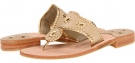 Jack Rogers Nantucket Gold Size 5