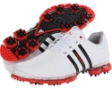 Running White/Black/Hi-Res Red adidas Golf Tour360 ATV M1 for Men (Size 7)