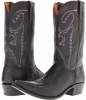 Black Ostrich Leg/Black Ranch Hand Lucchese M1617 for Men (Size 11)