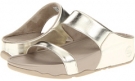 Gold FitFlop Lulu Slide for Women (Size 6)