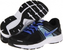 Black/Ice Blue/Metallic Silver/Violet Force Nike Dart 10 for Women (Size 11.5)