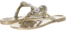 Platinum/Silver Jack Rogers Georgica Jelly for Women (Size 7)