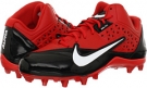 Black/Challenge Red/White Nike Alpha Strike 3/4 TD for Men (Size 15)