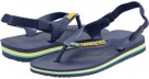 Havaianas Kids Baby Brasil Logo Flip Flops Size 6.5