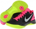 Anthracite/Pink Flash/Volt/Metallic Platinum Nike Volley Zoom Hyperspike for Women (Size 10)