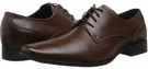 Medium Brown Leather Calvin Klein Brodie for Men (Size 8.5)