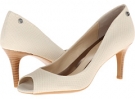 Ivory Matte Snake Calvin Klein Kasia for Women (Size 6.5)