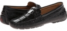 Black Embossed Croc LAUREN by Ralph Lauren Carley for Women (Size 8)