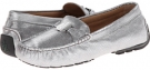 New Silver Metallic Lizard LAUREN by Ralph Lauren Carley for Women (Size 8)