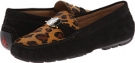 Black/Leopard Kid Suede/Haircalf LAUREN by Ralph Lauren Carley for Women (Size 8)