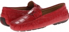 RL Bright Red Embossed Croc LAUREN by Ralph Lauren Carley for Women (Size 8.5)