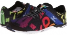 Black/White/Rainbow Mizuno Wave Universe 5 for Women (Size 7)