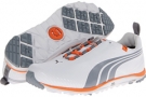 White/Tradewinds/Vibrant Orange PUMA Golf FAAS Lite for Men (Size 11.5)