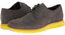 Charcoal Grey Suede Cole Haan LunarGrand Wingtip for Men (Size 10.5)