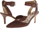 Dark Brown Suede Sam Edelman Okala for Women (Size 6)