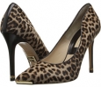 Fawn Leopard 18K Leopard Hair Calf/Smooth Calf Michael Kors Collection Avra for Women (Size 6)