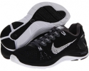 Black/Dark Grey/White Nike Lunarglide+ 5 for Women (Size 10)