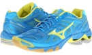 Diva Blue/Lemon Mizuno Wave Lightning RX2 for Women (Size 12)