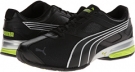 Black/Puma Silver/Lime Green PUMA Tazon 5 Mesh for Men (Size 14)