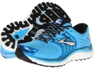 Aquarius/Dresden Blue/Black/Sivler/Shocking Orange Brooks Glycerin 11 for Women (Size 5)