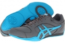 Carbon/Maui Blue/White ASICS Rhythmic 2 SB for Women (Size 6)