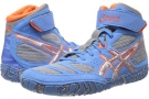 Dusty Blue/Silver/Red Orange ASICS Aggressor 2 for Men (Size 8.5)