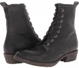 Black Stone Antiqued Frye Carson Lug Lace Up for Women (Size 5.5)