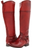 Burnt Red Soft Vintage Leather Frye Melissa Harness Inside Zip for Women (Size 8)